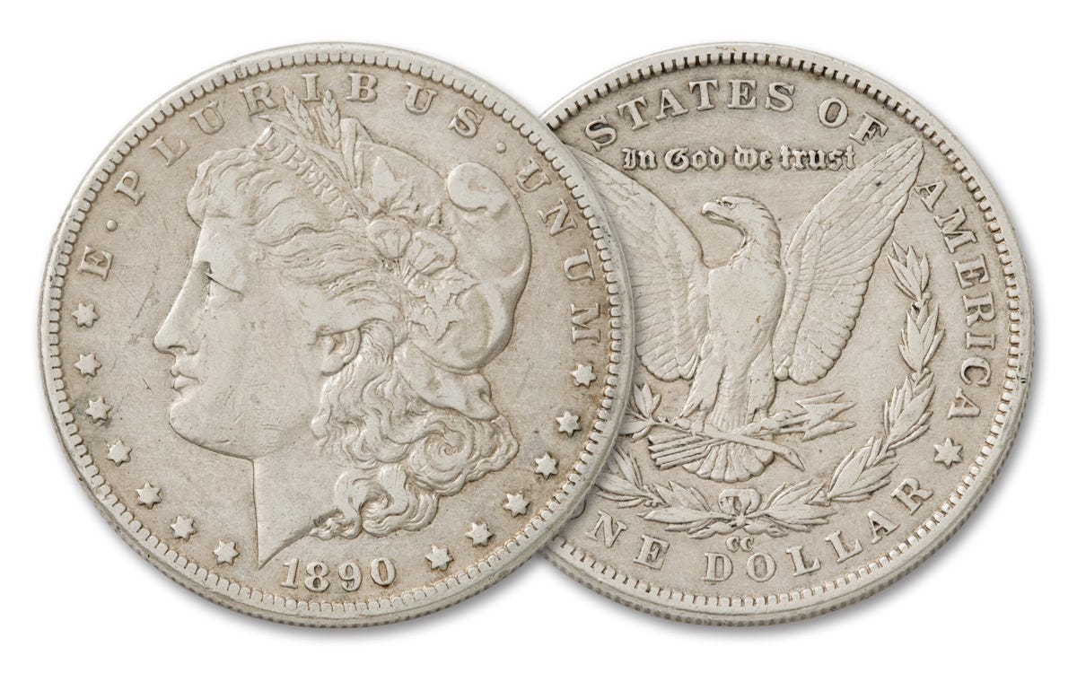 1880-O Morgan Silver Dollar VF–XF | GovMint.com