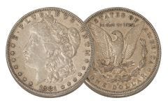 1881-S Morgan Silver Dollar XF