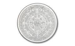 5-oz Silver Aztec Calendar Round BU