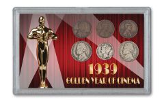 1939 Golden Year of Cinema 6-Coin Set