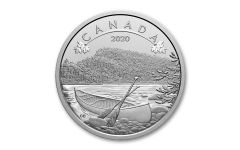 2020 Canada $10 1/2-oz Silver O Canada Great Outdoors Matte Gem Proof