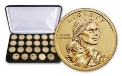 23PC 2000-2022 $1 SACAGAWEA COIN SET BU 