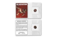 ANC 348-356 AD Bronze Centenionalis Constantius II Gladiator Coin in Story Album