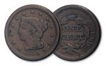 1818-1857 Large Cent Very Good-Fine