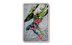 2024 Niue $2 1-oz Silver Spider-Man™ Villains – Vulture Colorized & Antiqued Coin