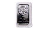 SilverTowne Mint 5-oz Silver Buffalo Nickel Bar Gem BU