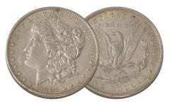 1884-O Morgan Silver Dollar XF