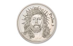 2oz Silver Psalm Series Warrior Angel BU