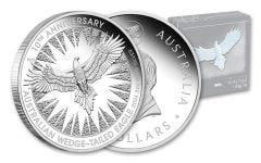 2024 Australia $3 3-oz Silver Wedge Tailed Eagle 10th Anniversary Proof 