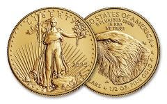 2025 $25 1/2 oz American Gold Eagle BU