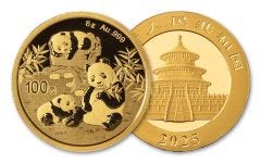 2025 8gm Gold Panda BU