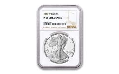 2025-W $1 1-oz. Silver Eagle Proof NGC PF70UC Brown Label