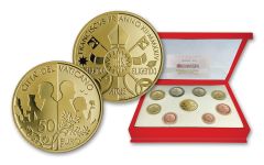 2024 Vatican Annual 9-pc Proof Set w/Gold Commemorative