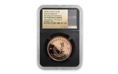 2025 South Africa 1-oz Gold Krugerrand NGC PF70UC First Day of Production 1 of First 175 Struck