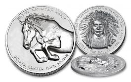 2023 Oglala Sioux $1 1-oz Silver Crazy Horse UHR BU | GovMint.com