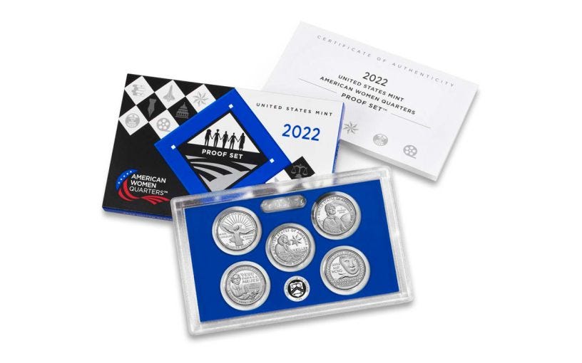 2022-S American Women Quarters Proof Set