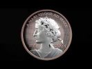 2023 1 oz Silver Pulsating Peace Dollar Ultra High Relief Rose Gold Gilt Proof 