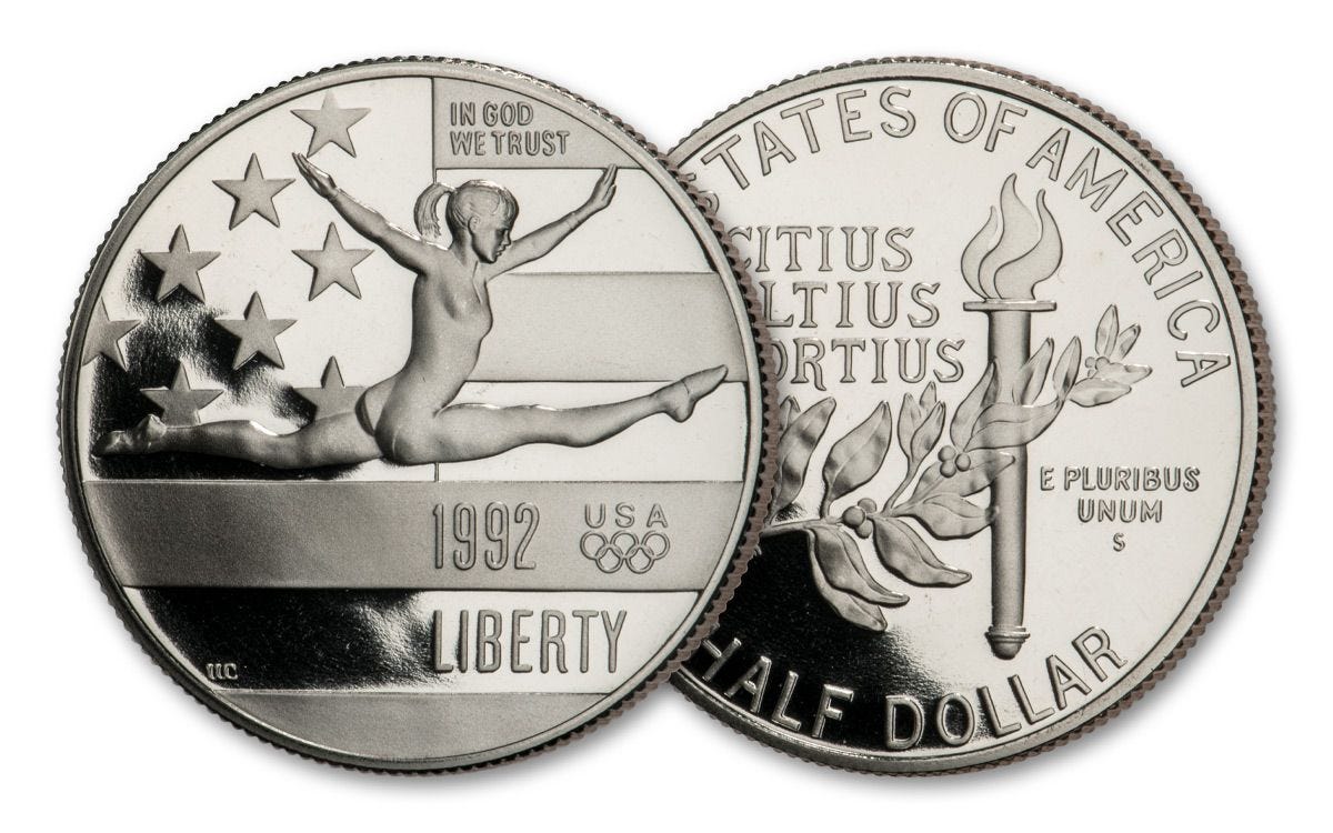 1992-S XXV Olympiad Commemorative Half Dollar Proof | GovMint