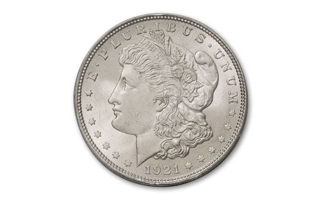 Morgan Silver Dollar 1921-D store