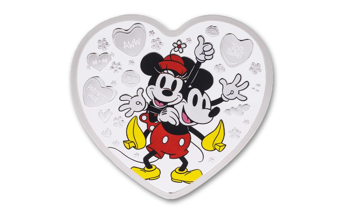 Disney Mickey Minnie Silver deals One and Only