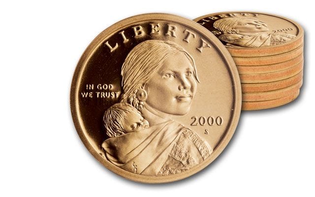 2000-2006 Sacagawea Dollar Proof 7pc Set