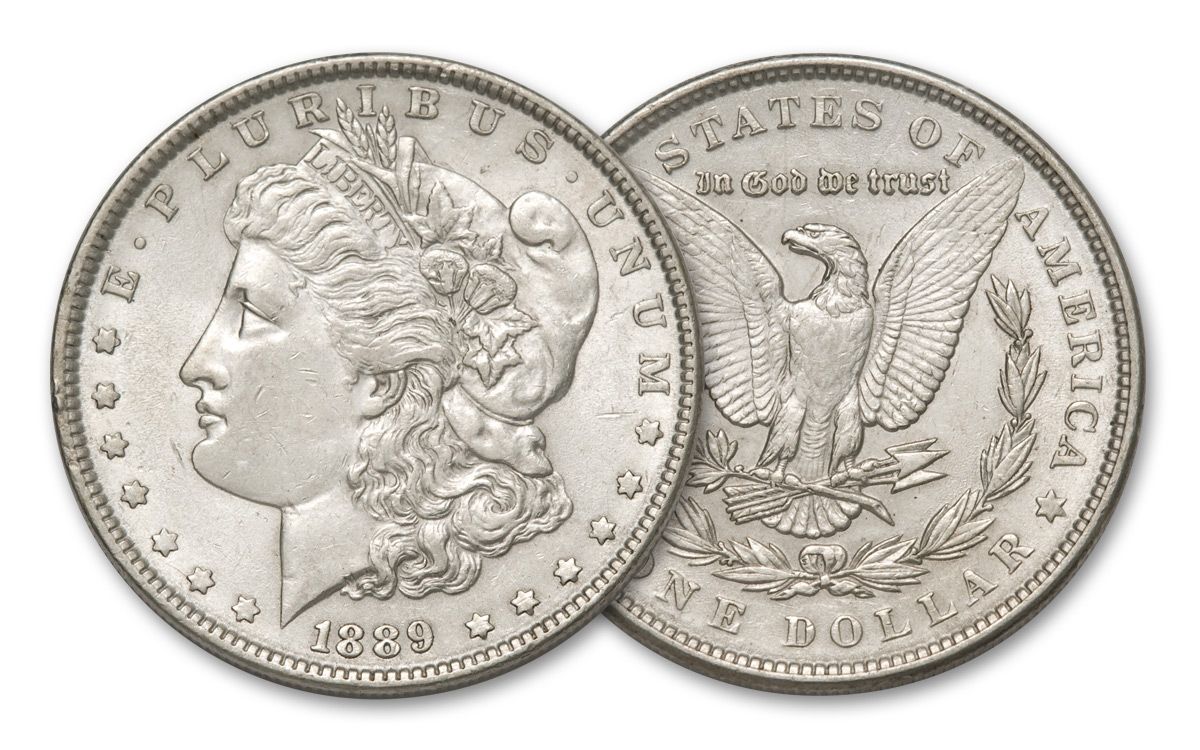 1889-P Morgan Silver Dollar BU | GovMint.com