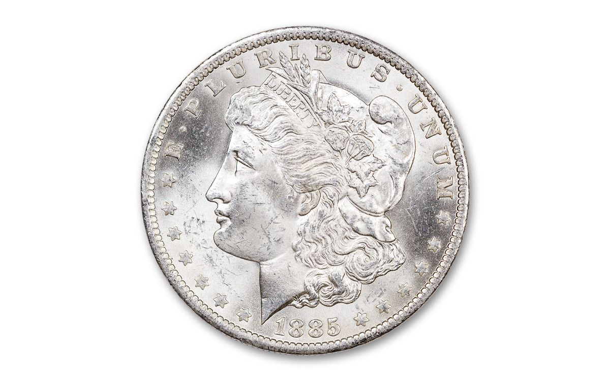 1885-O Morgan Silver Dollar BU | GovMint.com