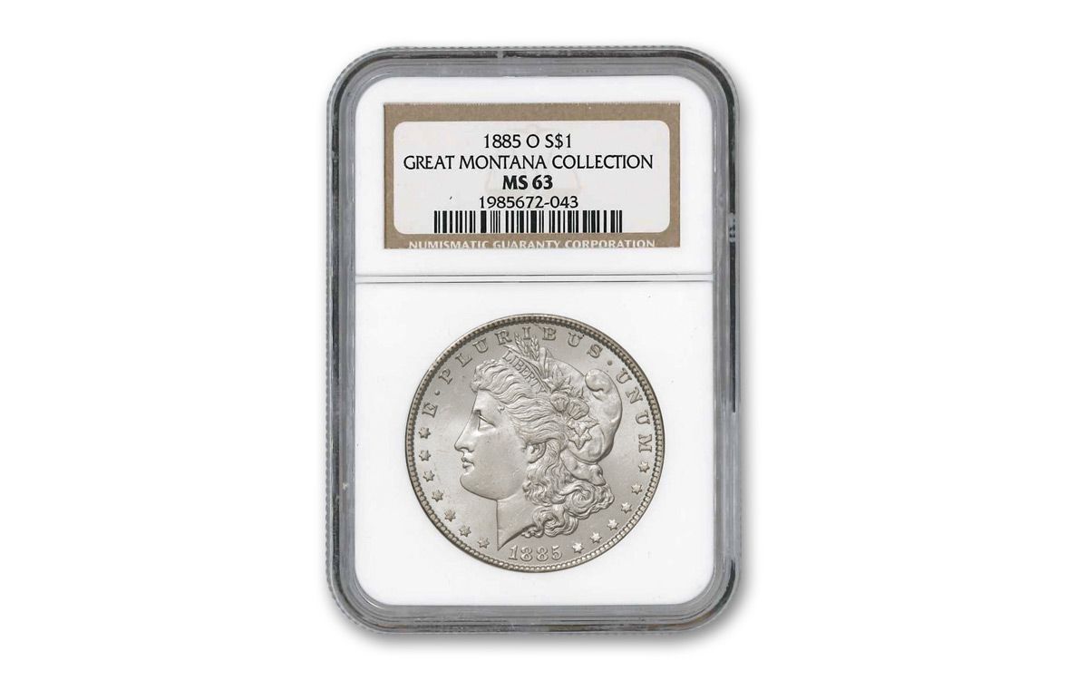 1884-O Morgan Silver Dollar NGC MS63 – Great Montana Collection
