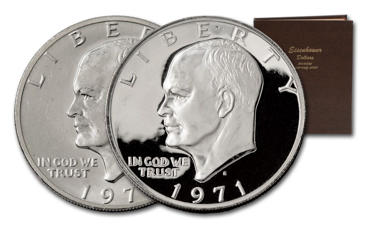 Ike Dollar Complete 32-Coin Collection w/Album | GovMint.com