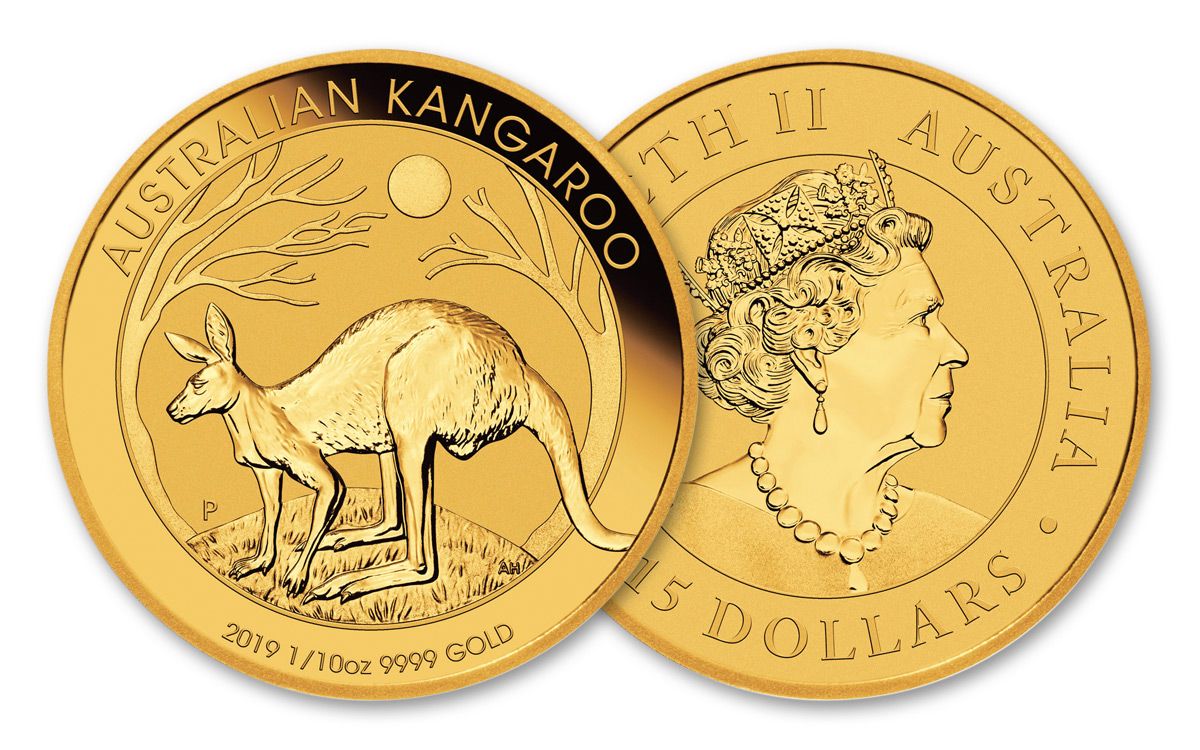 2019 Australia 15 Dollar 1/10-oz Gold Kangaroo Brilliant Uncirculated |  GovMint.com