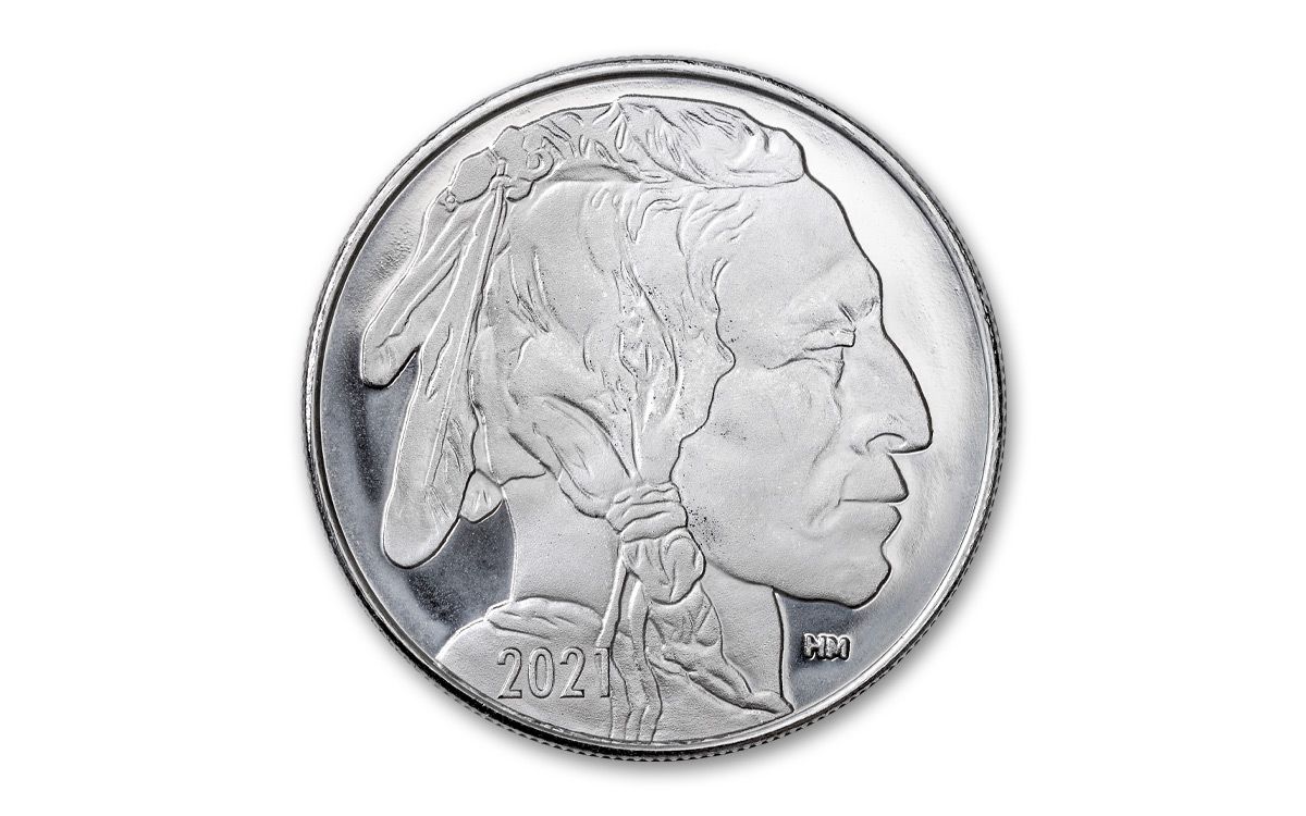 Highland Mint (Random Date) 1-oz Silver Buffalo Nickel Design Round BU |  GovMint.com