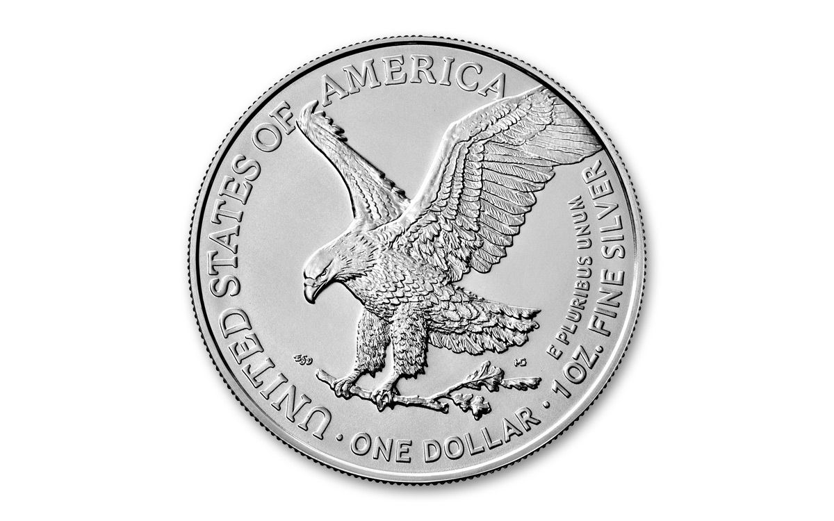 2021 $1 1-oz Silver Eagle Type 2 BU | GovMint.com
