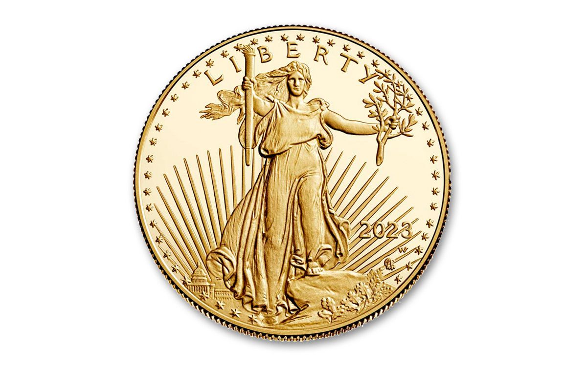 2023 W 50 1 oz Gold Eagle Proof GovMint