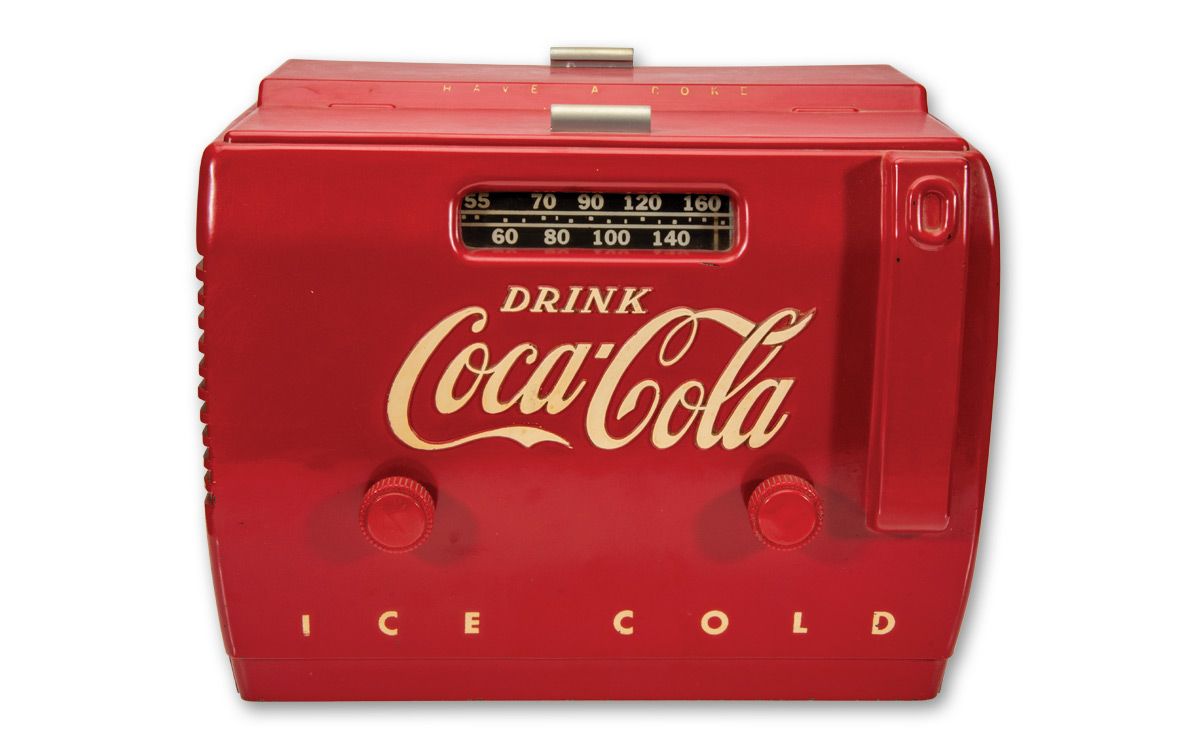 1950 Coca-Cola® Bakelike Cooler Radio | GovMint.com