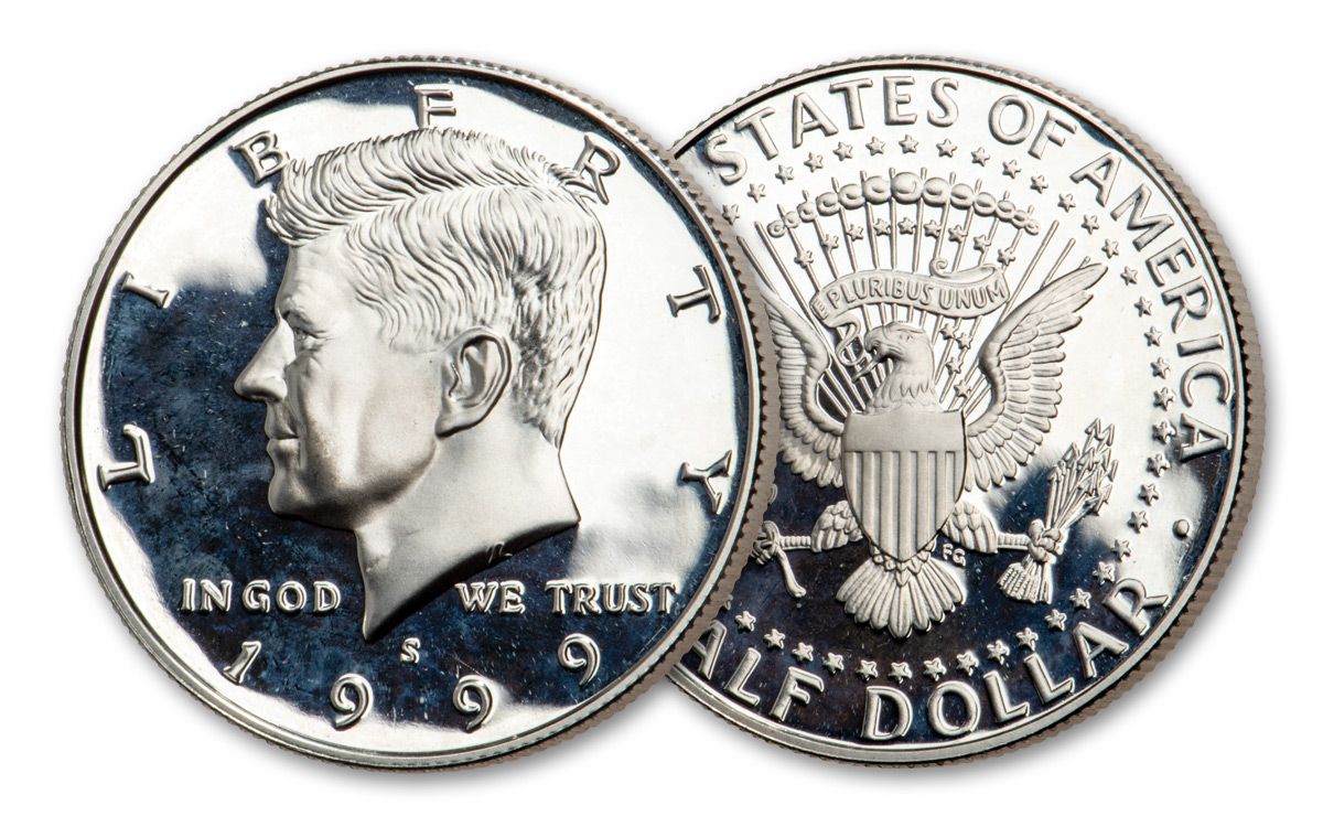 1999 Kennedy Half Dollar Silver Proof GovMint