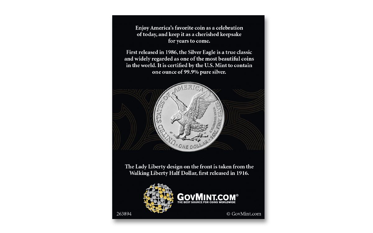 2023 American Silver Eagle (Super Dad Father's Day Card) l JM Bullion™