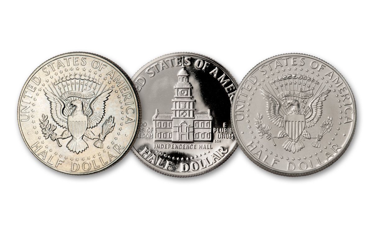 1964–2014 Kennedy Half Dollar 3-pc Set | GovMint.com