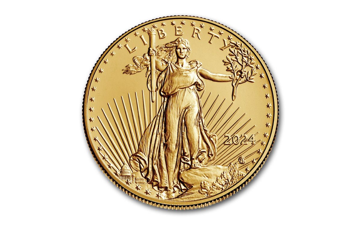 2024 25 1 2 oz Gold American Eagle BU GovMint