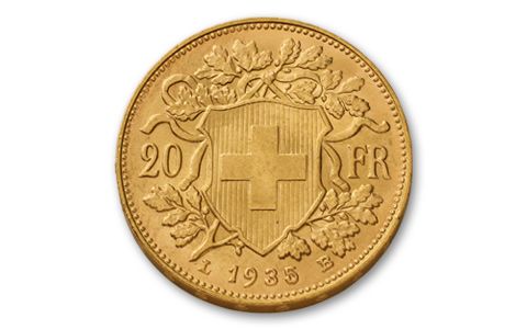 Switzerland 20 Francs Vreneli BU | GovMint.com