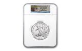 2016-P 25 Cent 5-oz Silver America the Beautiful Fort Moultrie NGC SP70 First Releases