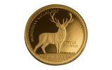 2017 Mongolia Half Gram Gold Red Deer Proof