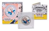 2019 Tuvalu $1 1-oz Silver Lunar Porky Pig Proof