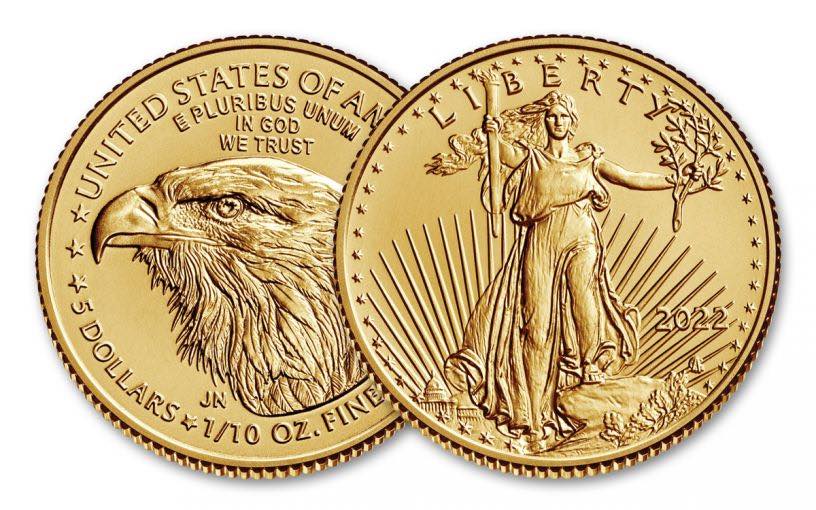 1/10 oz American Gold Eagle Coins For Sale